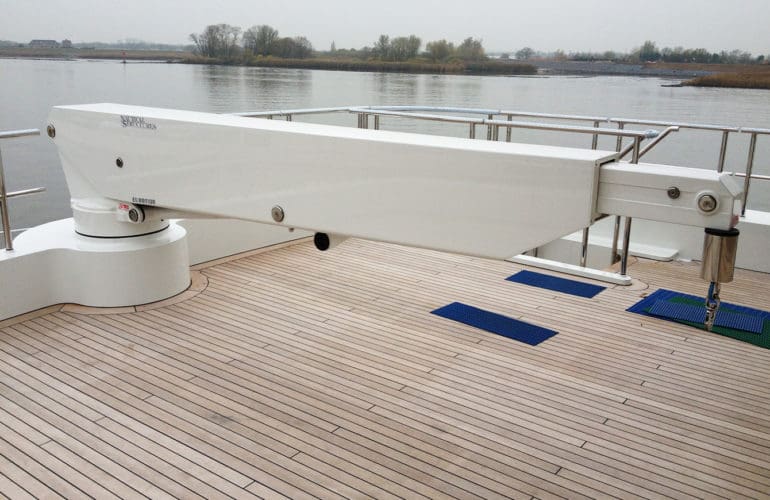 davits for yacht tenders