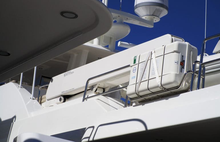 davits for yacht tenders
